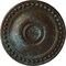 Ekena Millwork Foster Ceiling Medallion (Fits Canopies up to 5 5/8"), 19 1/8"OD x 1"P, Bronze Blue Patina CM19FOBBS - alternate 1